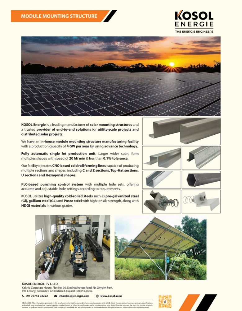 MODULE MOUNTING STRUCTURE